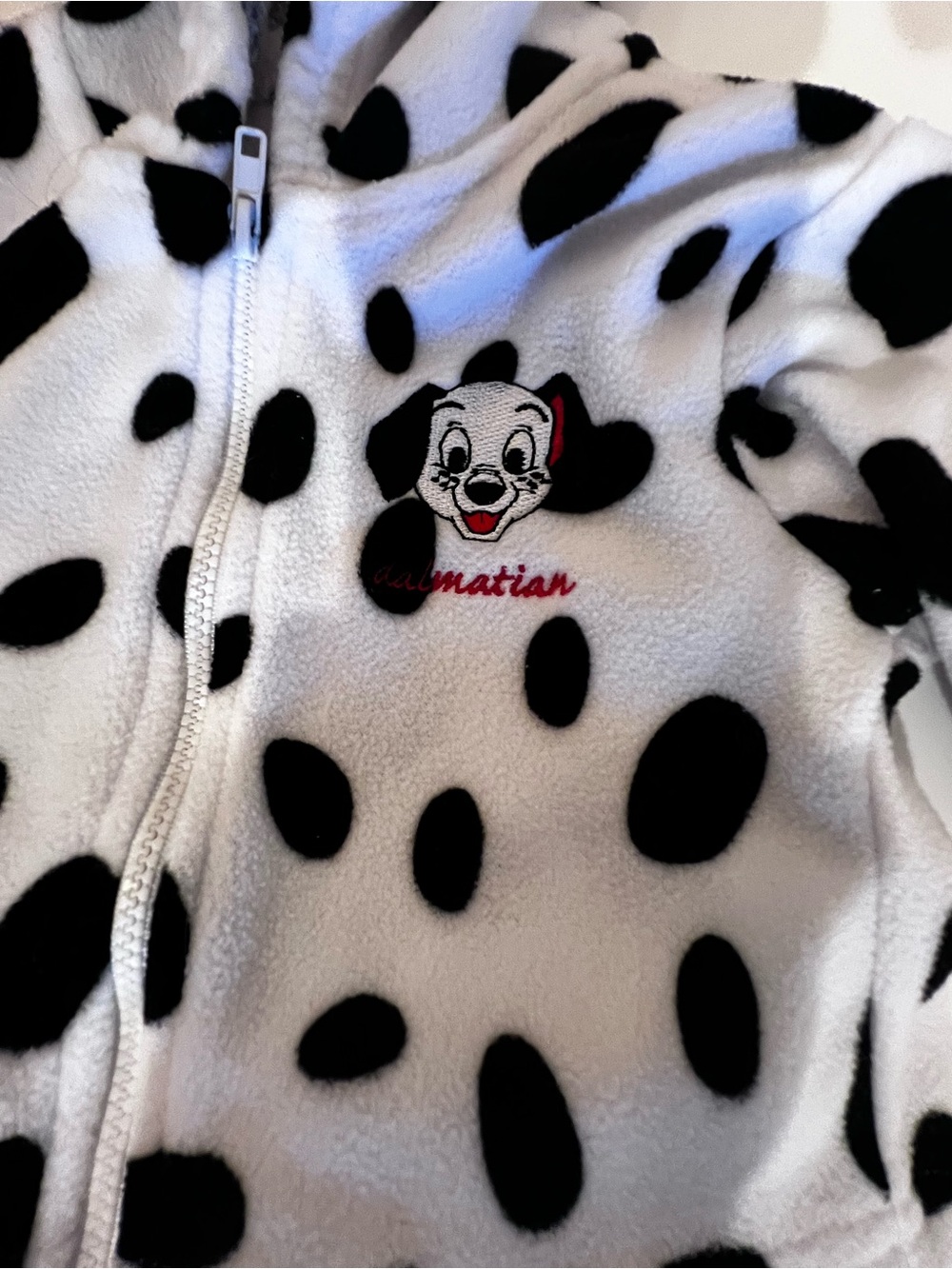 Disney 101 Dalmatian infant size 3 month unisex zipper sweatsuit - Picture 9 of 9